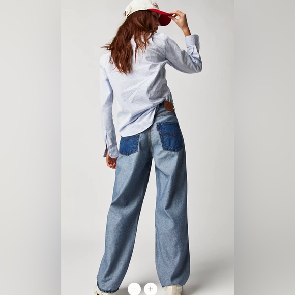 Levi's Denim - Levi’s  reversible wide leg baggy dad jeans